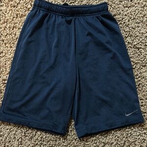 Nike Blue Athletic Shorts Lightweight Breathable